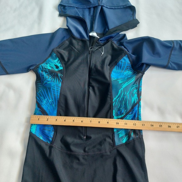 SBART Women's Full Body Rash Guard 1 Piece Swimsuit Snorkeling Surfin Size L - Picture 7 of 9